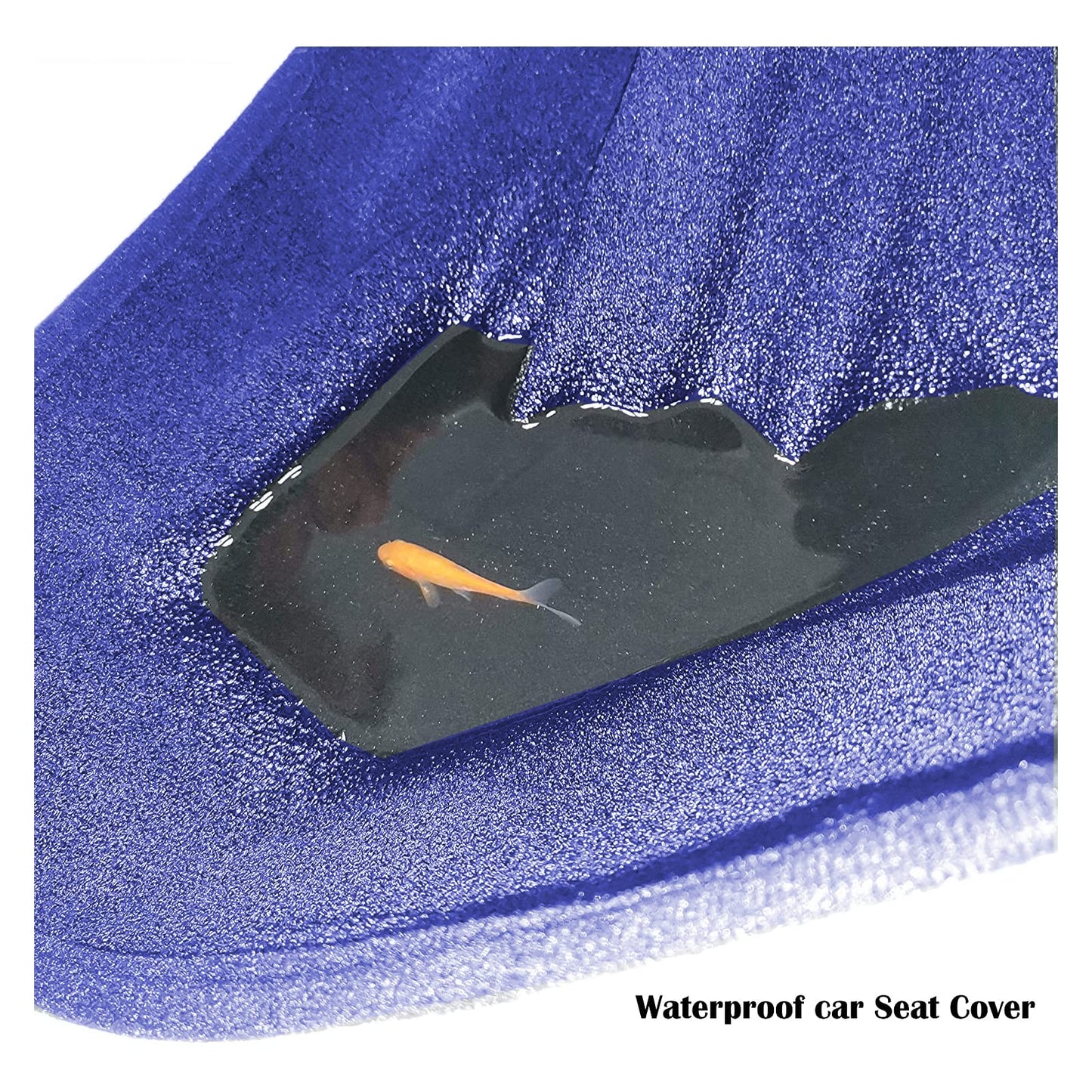 LoyaGour Car Seat Cover Protector Front Seats,for Gym Workout,Running,Swimming,Beach and Hiking,Waterproof Sweat Towel Bucket Seat Covers for Cars SUV Trucks (Blue, 1Pcs)