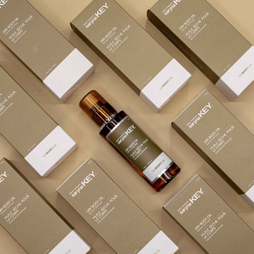 Saryna Key Body Oil for Dry Skin and Normal Skin - With Pure African Shea Butter, Olive Oil, Jojoba Oil - Oil for Women - Moisturizing Natural Shea Cream - Moisture Body Oil