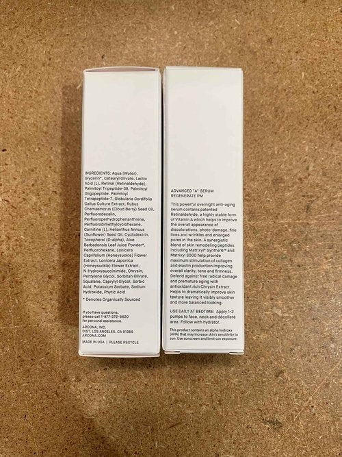 ARCONA Advanced "A" Serum - Vitamin A Retinol, Peptides, Lactic Acid, Cloud Berry Oil - Improves Skin Texture, Clarity and Firmness 1.17 oz. Made In The USA
