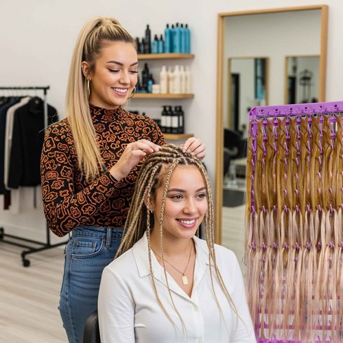 Sunnacate Braiding Hair Rack 280 Pegs with Tray and Braid Tools, Mobile Braid Rack with Wheels, Height Adjustable, Standing Braider Rack Stand Separator Hair Extension Holder Hanger for Salon Home