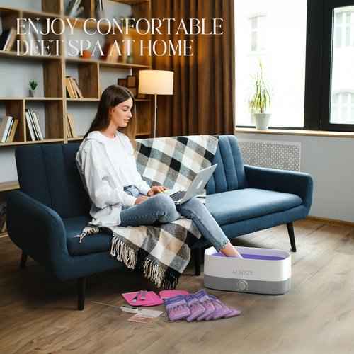 Achzzy Paraffin Wax Machine for Hands and Feet, 4000ml Paraffin Bath, Paraffin Wax Warmer with Refills, Fast Wax Meltdown, Precision Temperature Control