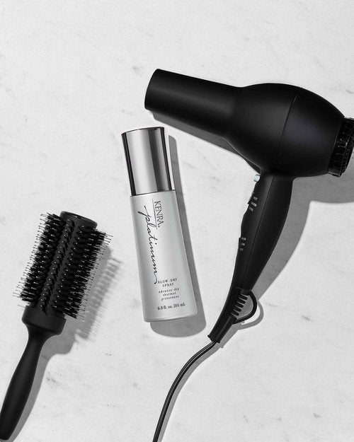 Kenra Professional Platinum Blow-Dry Spray | Time-Saving Heat Protectant | Detangles, Smooths, and Softens | Eliminates Frizz & Resists Humidity | Medium To Coarse Hair | 6.8 fl. oz. (2-Pack)