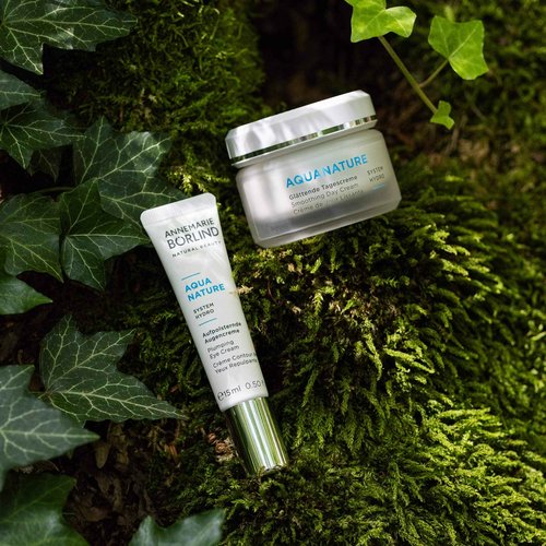 ANNEMARIE BÖRLIND - AQUANATURE Smoothing Day Cream - Aloe Algae and Hyaluronic Acid Facial Moisturizer - Smooths, Regenerates, Rehydrates - 1.69 Fl Oz