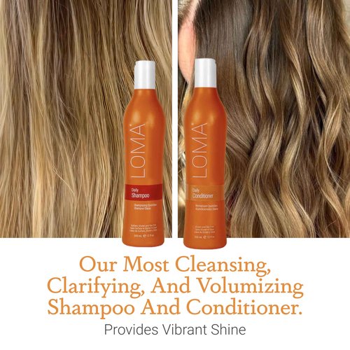 LOMA Daily Shampoo and Daily Conditioner (DUO PACK) 33 Ounce (Liter)