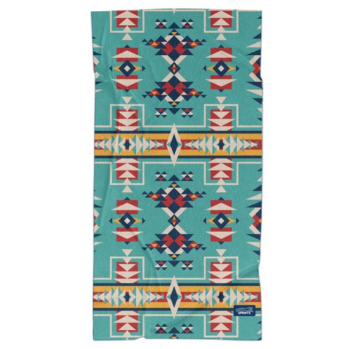 Sprints Athletic Running Towel, Full-Sized, Car Seat Cover - Performance Microfiber (Bohemian Nomad Noises)