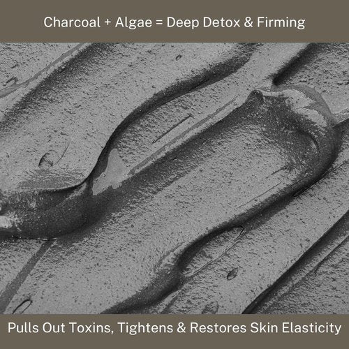 InfiniteAloe Nordic Mud Face Mask Skin Care Treatment, Peat + Charcoal + Aloe Vera + HA Combined, Suitable for All Skin Types - 4oz.