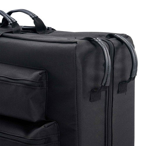 Master Massage Universal Size Wheeled Massage Table Carry Case with Wheels, Oversized Carrying Bag for Foldable Massage Bed with Castors-Fits 27” to 32” Width Folding Massage Table- Black