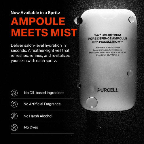 PURCELL 24/7 Colostrum Ampoule Mist (White, 1.85 fl oz (Pack of 2))