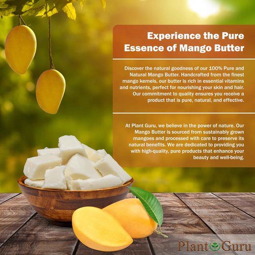 Raw Mango Butter 10 lbs. Bulk Wholesale 100% Pure Natural Unrefined - Great for Skin, and Hair Growth. DIY Soap Making, Body Butters, Lotions and Creams.