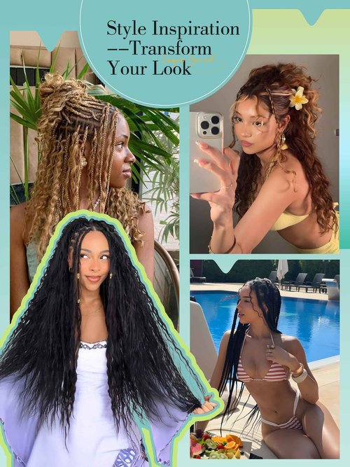 Human Braiding Hair for Boho Braids Deep Wave Bulk Human Hair for Braiding 3 Bundles/Pack Knotless 100% Unprocessed Brazilian Virgin Hair Extensions Bulk Bohemian 18 Inch Dark Burgundy 99j