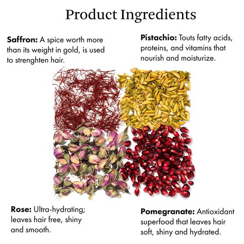 Joon Saffron Rose Shampoo + Pomegranate & Pistachio Oil, 33.8 Fl. Oz.