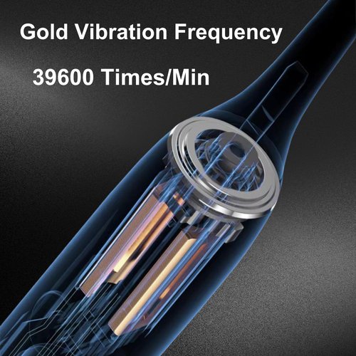 CERA TOUCH 6 Blue LED Whitening Electric Toothbrush| Electric Toothbrush for Adults | 4 Modes With Smart Timer Plaque Removal & Memory Function | 2Heads | IPX7 Waterproof |Travel Case |WirelessCharger