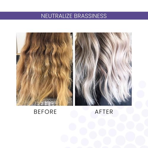 ALOXXI Violet Shampoo for Blonde & Silver Hair with Purple Pigments to Instantly Neutralize Brassiness & Enhance Luminousity, Paraben & Sulfate Free, 10.1 Fl Oz