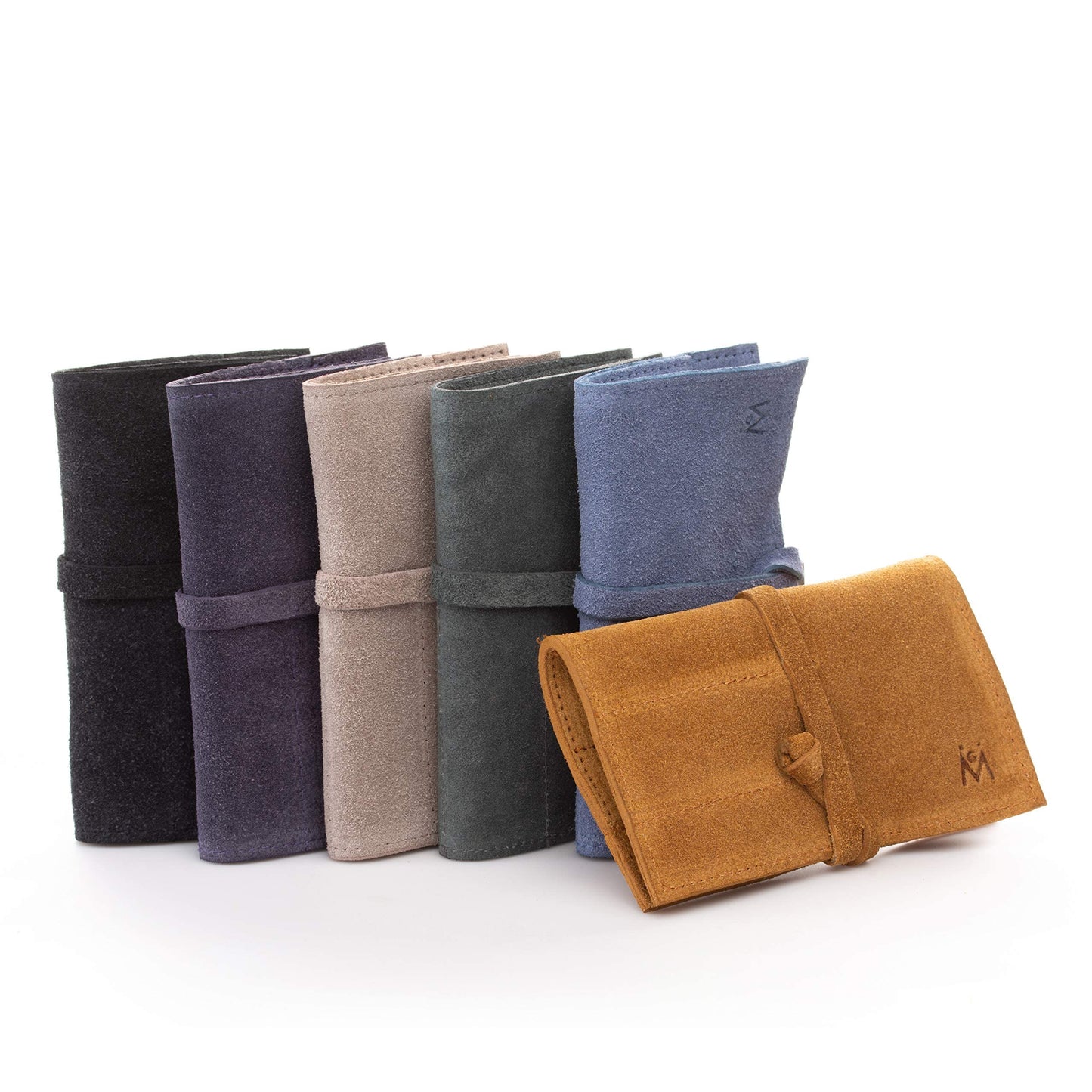 GERMANIKURE 4pc Mini Professional Manicure Set in Purple Suede Case - FINOX Stainless Steel Tools Made in Solingen Germany, Glass Nail Care Supplies Made in Czech Republic