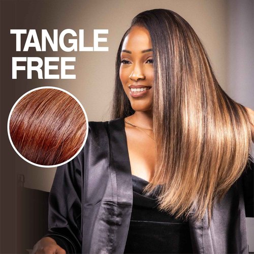 Sensationnel Empire yaki human hair - Tangle Free Weaving for Quick Weave and Sew in Styles for Faux Highlights and Fauxmiddlepart Leave Out - 1 Pack (18 inch, 30 LIGHTAUBURN)