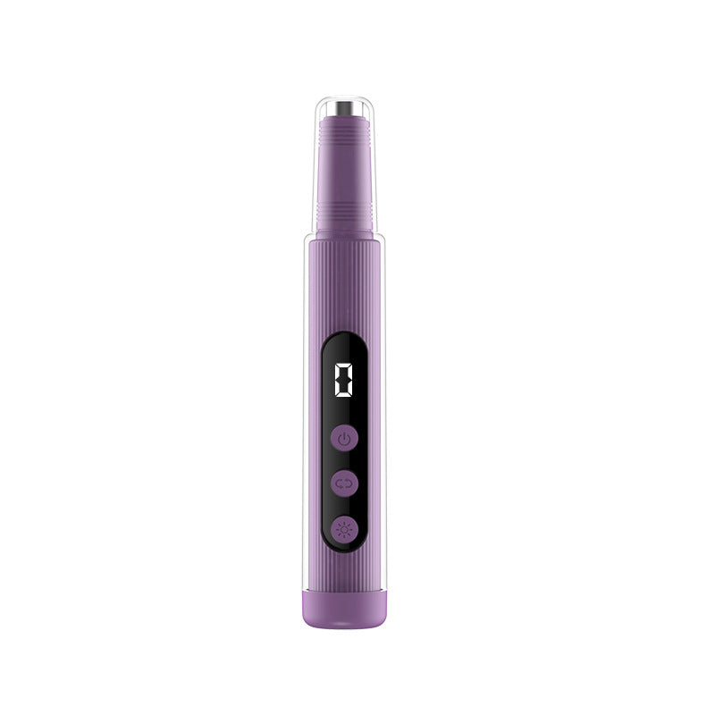 Rechargeable 2-in-1 Electric Nail Grinder with LED Light - Manicure & Pedicure Tool