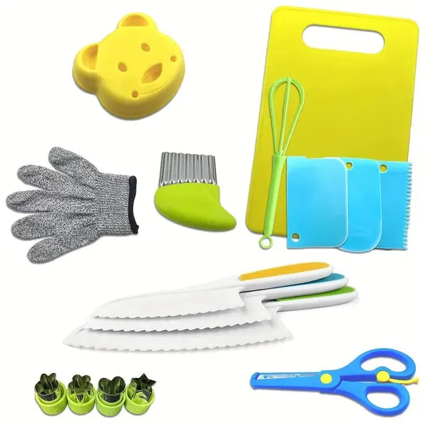 Complete Youngsters Cooking Set - Real Tools for Ages 4-8