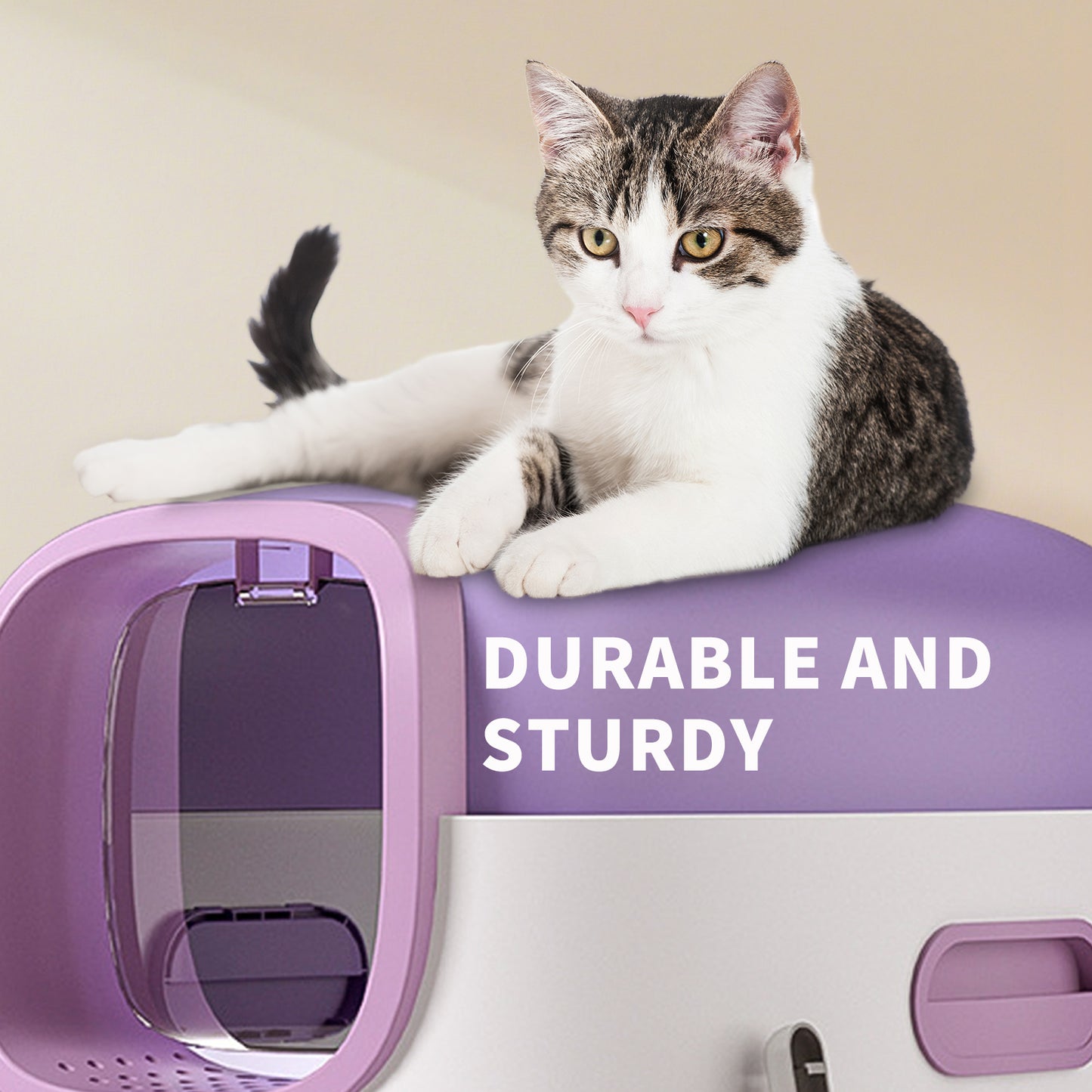 Self Pickup Cat Litter Box - E-Model Pet Furniture for Cats