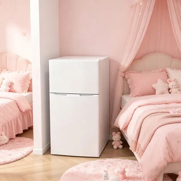 Portable Skincare Fridge for Food & Beauty Storage, Compact White