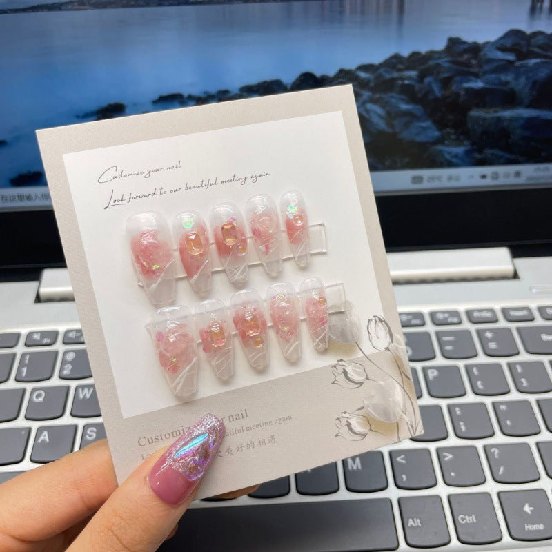 Handmade Resin Nail Art Crystals - Multicolor