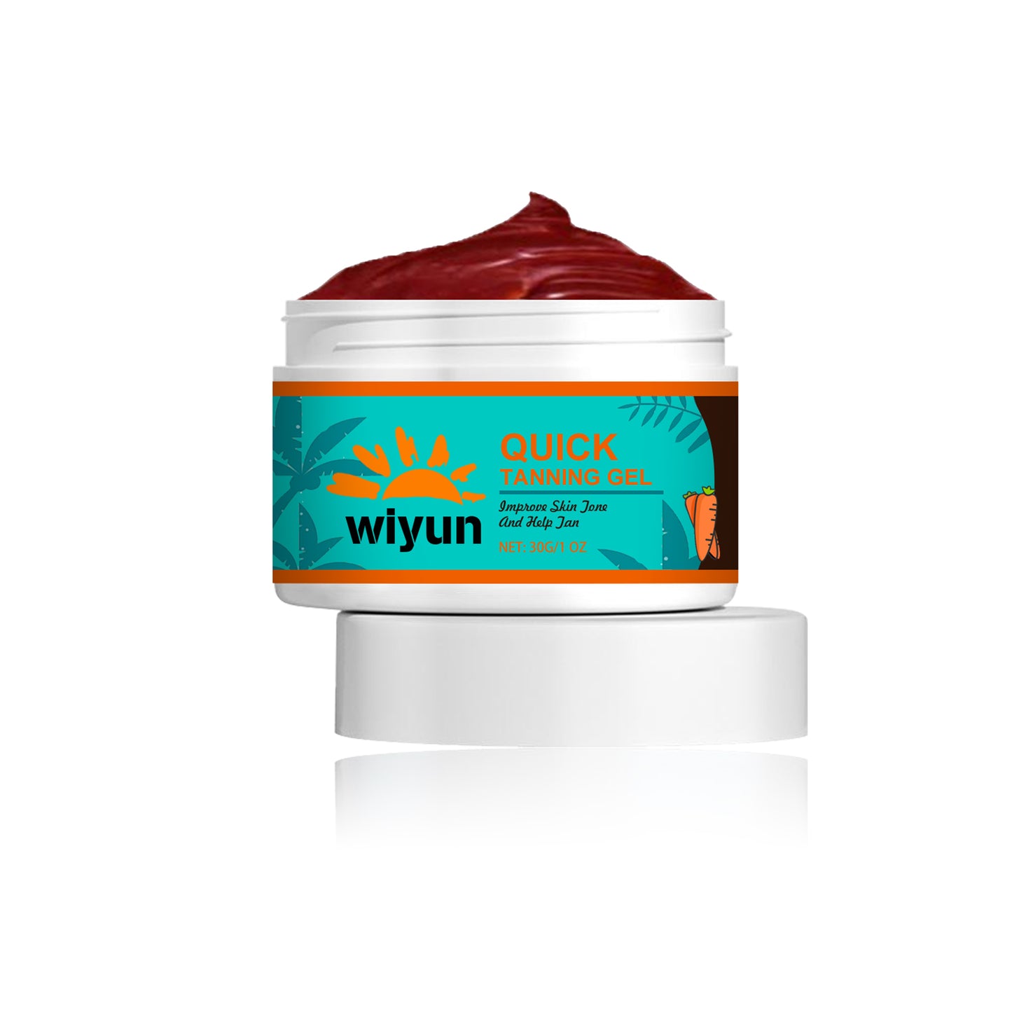 Quick Tanning Gel - Moisturizing Bronzer with Aloe & Carrot Seed Oil