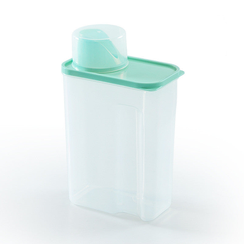 Square Plastic Storage Bin with Lid - Multi-Size & Color Options
