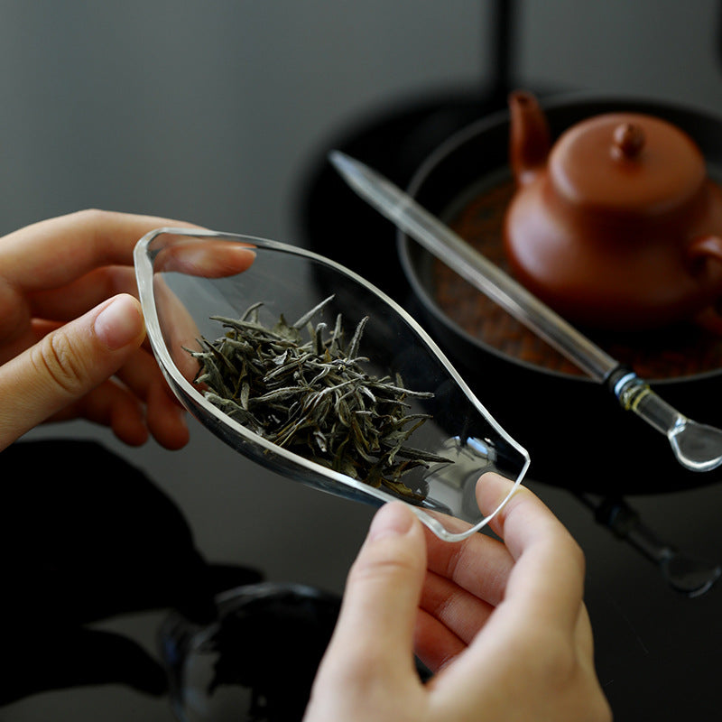 Glass Tea Ceremony Utensils Set - Chinese Style Borosilicate Tea Tools