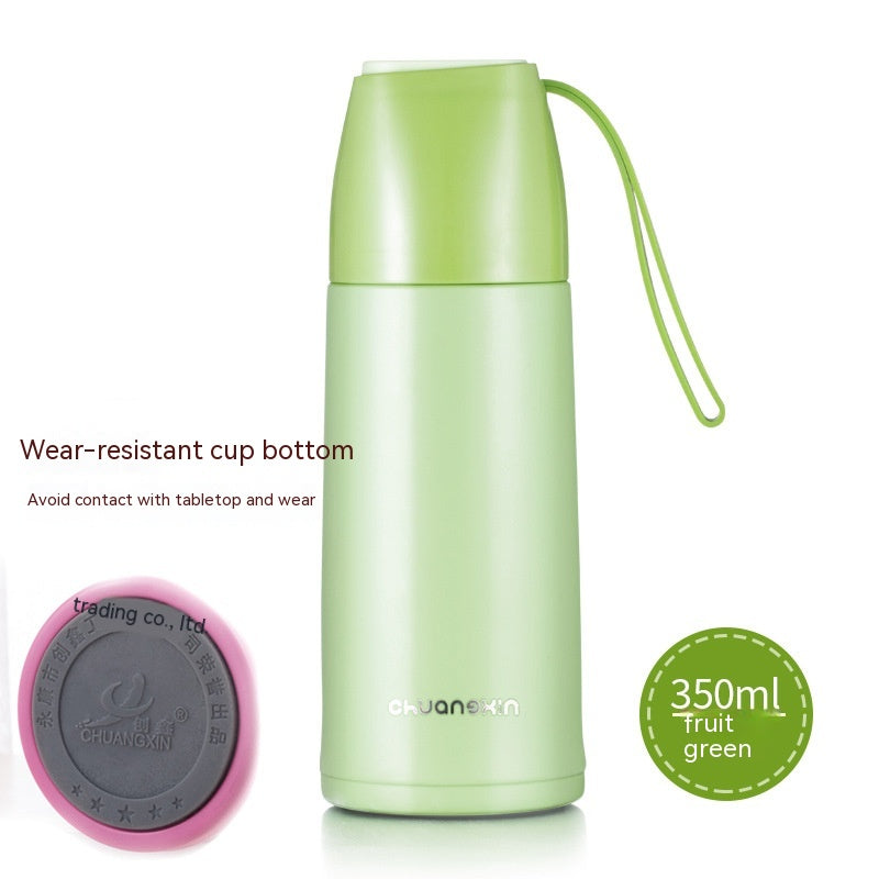 Insulated Stainless Steel Thermos Cup with Large Capacity - Multiple Colors