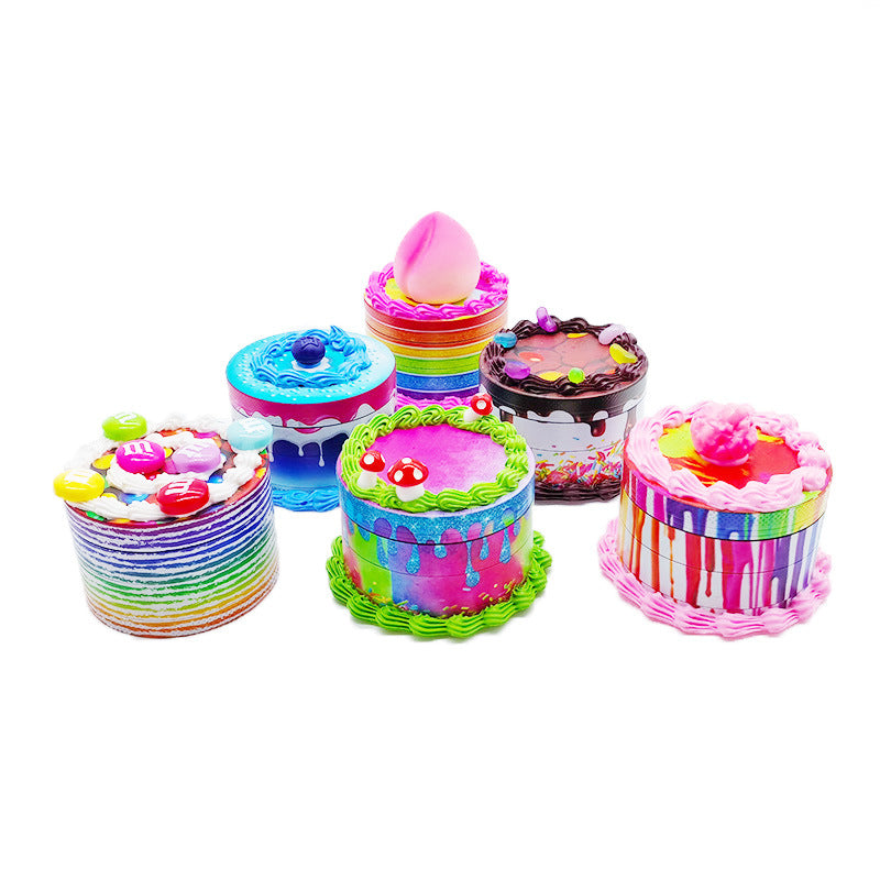 Creative Zinc Alloy Cake Shape Smoke Eliminator for Kitchen Use