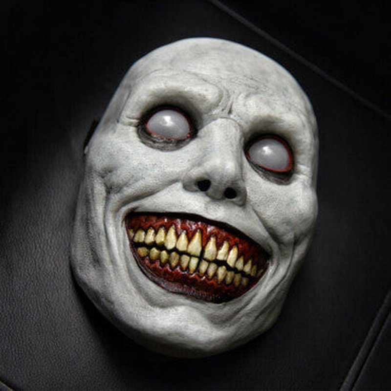 Creepy Halloween Mask - Horror Smiley Demon Party Mask