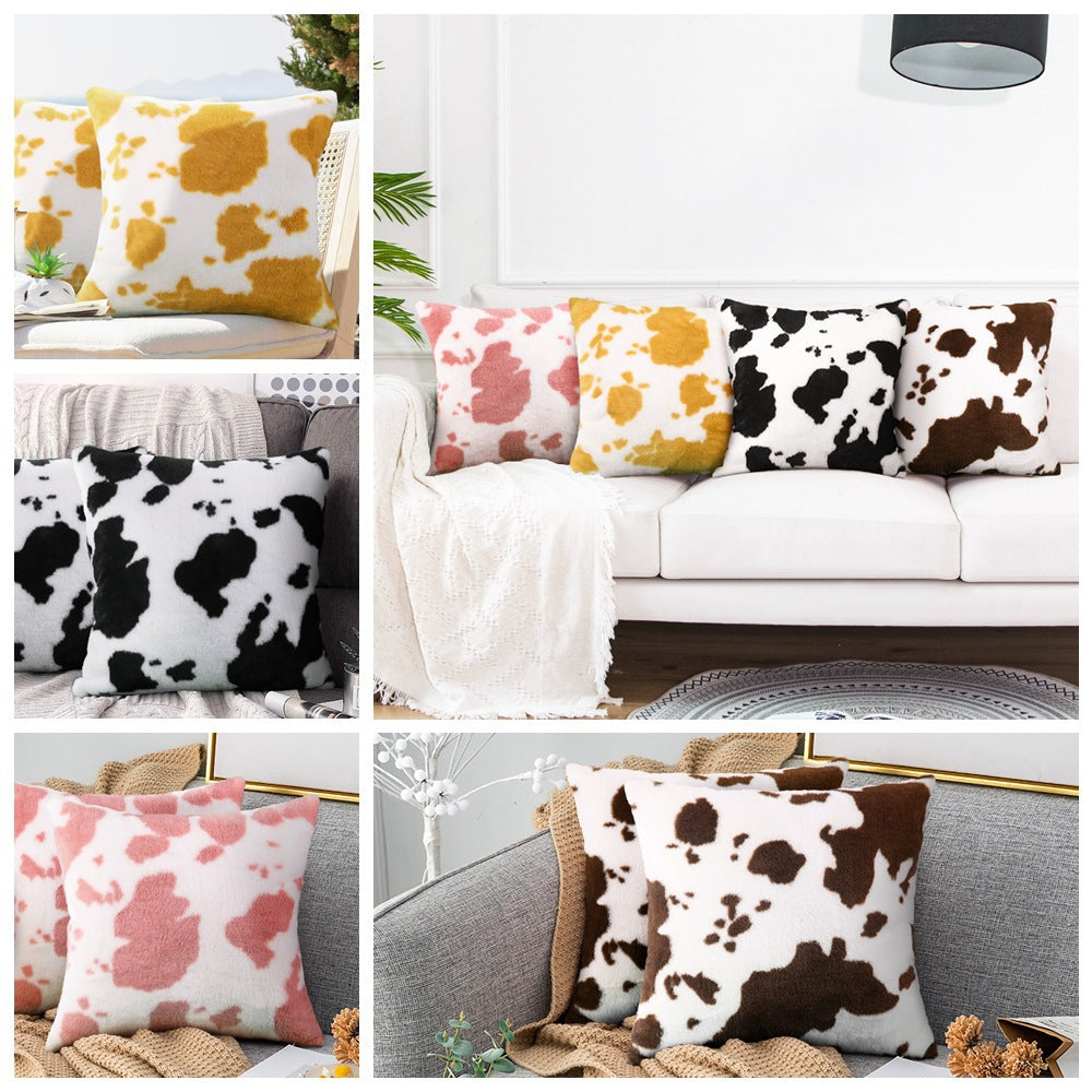 Animal-Themed Plush Throw Pillow Cover 45x45cm Sofa Cushion, Multiple Colors