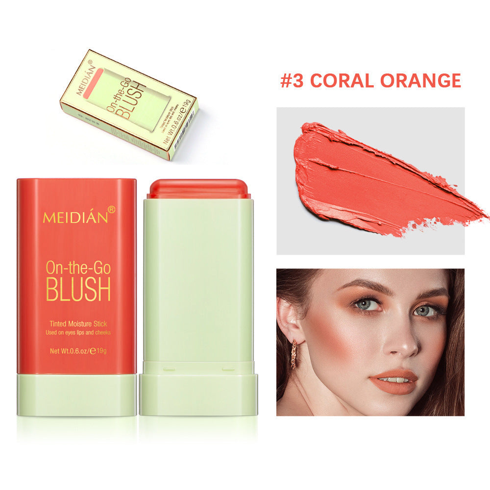 High-Gloss Portable Blush Cream Multiple Shades for Beautiful Makeup