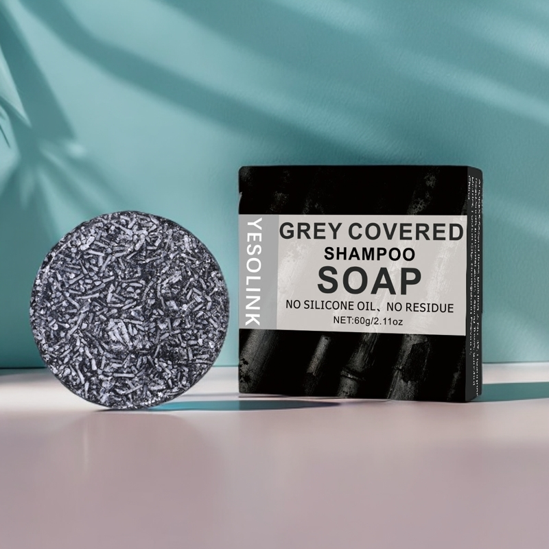 Bamboo Charcoal Shampoo Soap Bar 60g