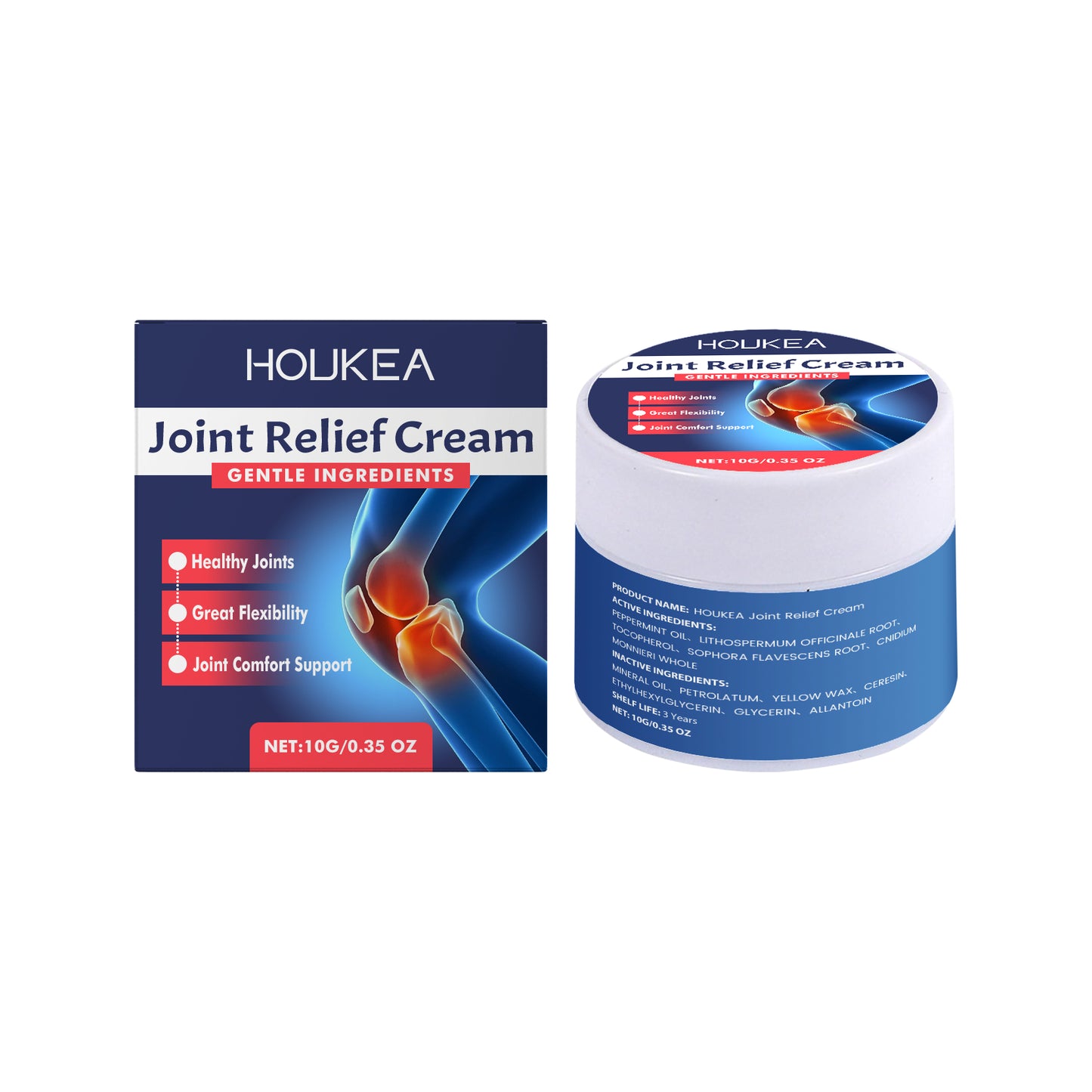 Joint Pain Relief Cream - Menthol & Herbal Formula, 10g