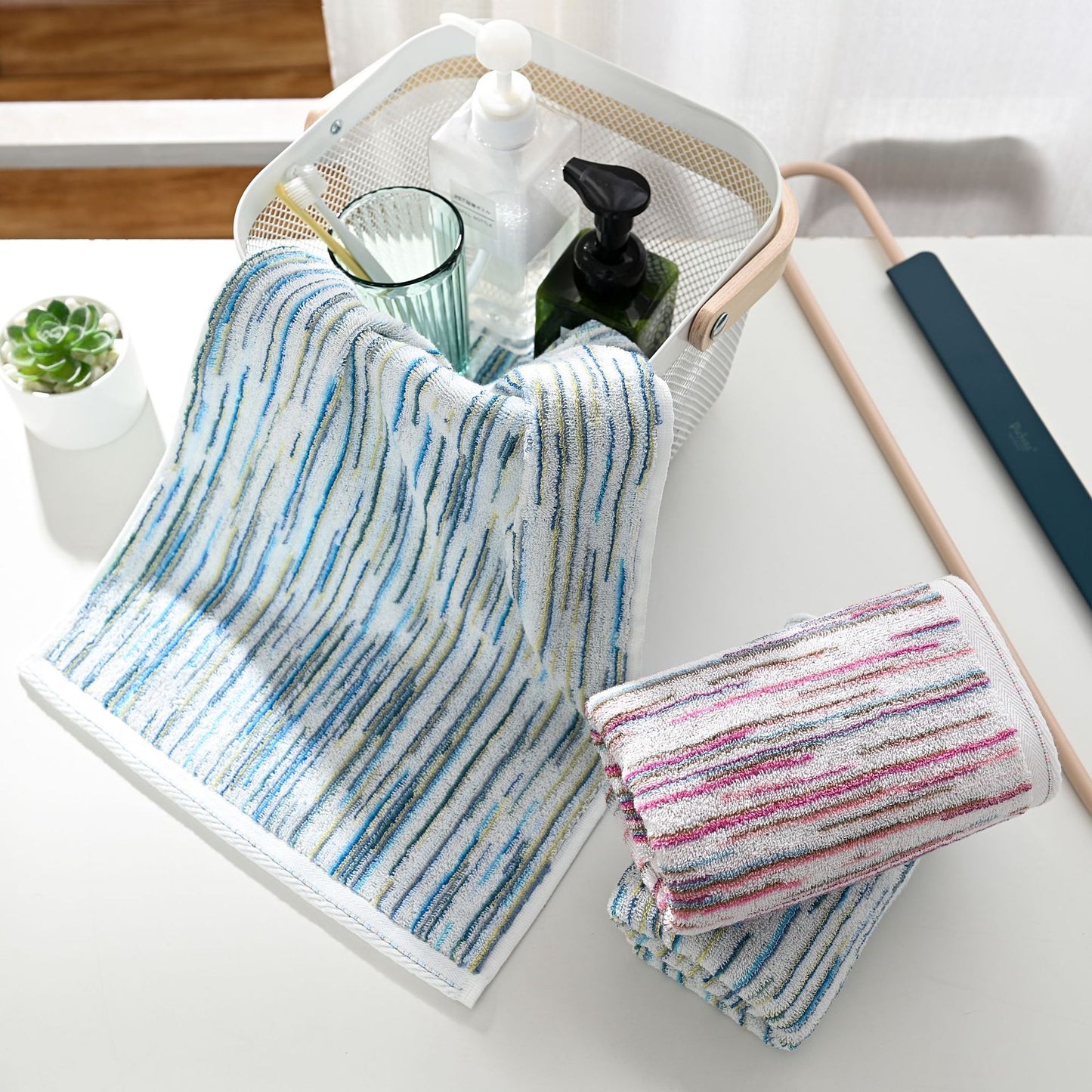Pure Combed Cotton Jacquard Face Towel - Soft, All-Cotton Home Textile