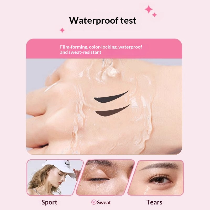Waterproof Dual-Head Eyeliner Pen - All-in-One Liquid & Pencil Makeup