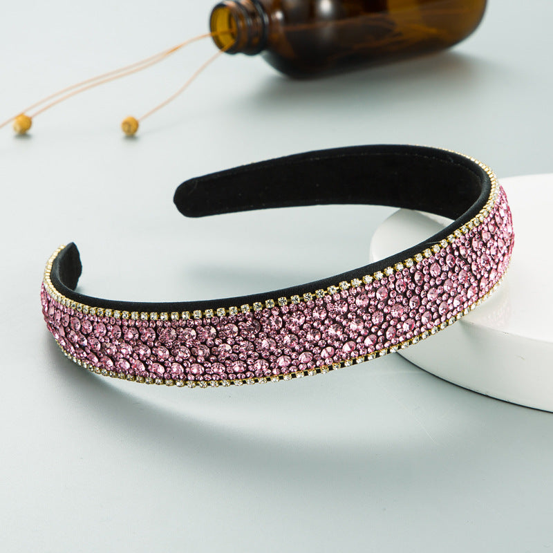 Women's Rhinestone Hair Band Headband