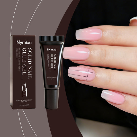 Solid Nail Glue Gel 5g - Strong Adhesive for Nail Art & Manicure