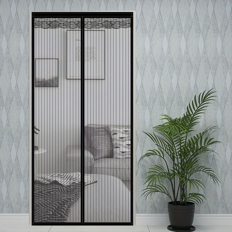 Magnetic Screen Door - Pet-Friendly Mesh Curtain with Auto-Close, Weather-Resistant