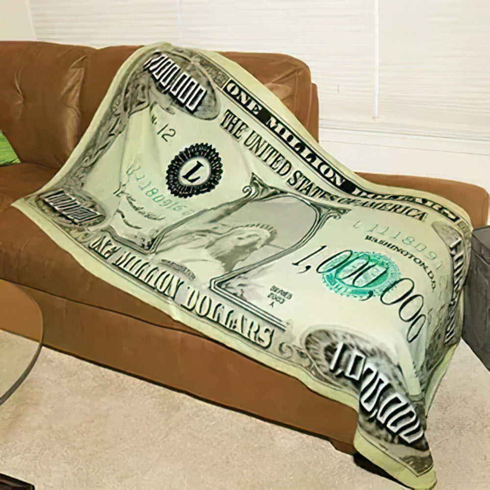 Soft Plush Blanket Bed Throw for All Seasons - Green 90x180cm & 70x150cm