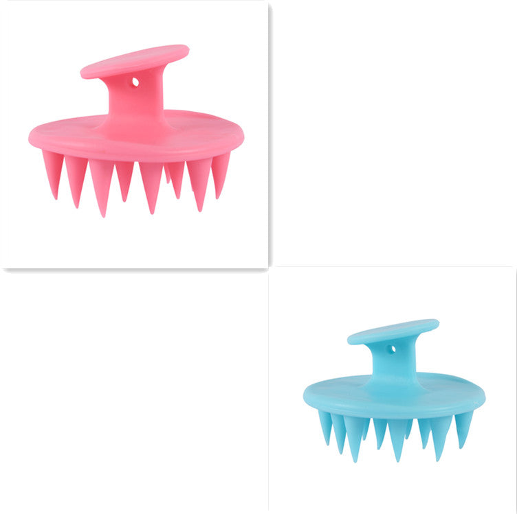 Silicone Shampoo Brush Massage Hair Scalp Cleaner Hair Care Tool
