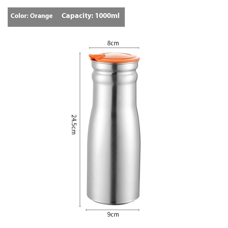Stainless Steel Cold Water Pitcher 1000ML Multi-Color Drink Dispenser