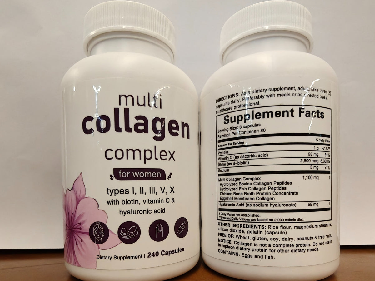 Multi Collagen Complex for Women - 240 Capsules