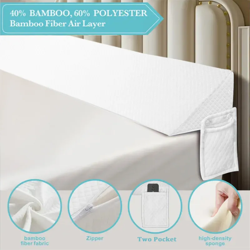 Diamond-Shaped Air Layer Fabric Gap Pillow - 137x24.5x15cm