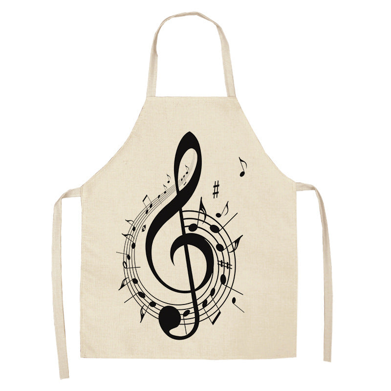 Digital Printing Linen Apron with Modern Design and Multiple Sizes