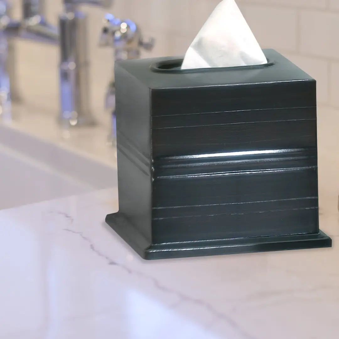 Tissue Box Stainless Steel Square Facial Holder Oil Rubbed Bronze