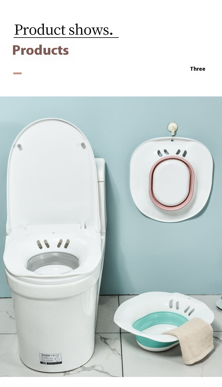 Foldable Bidet Basin for Maternity Care - Squat-Free Portable Bathroom Sink
