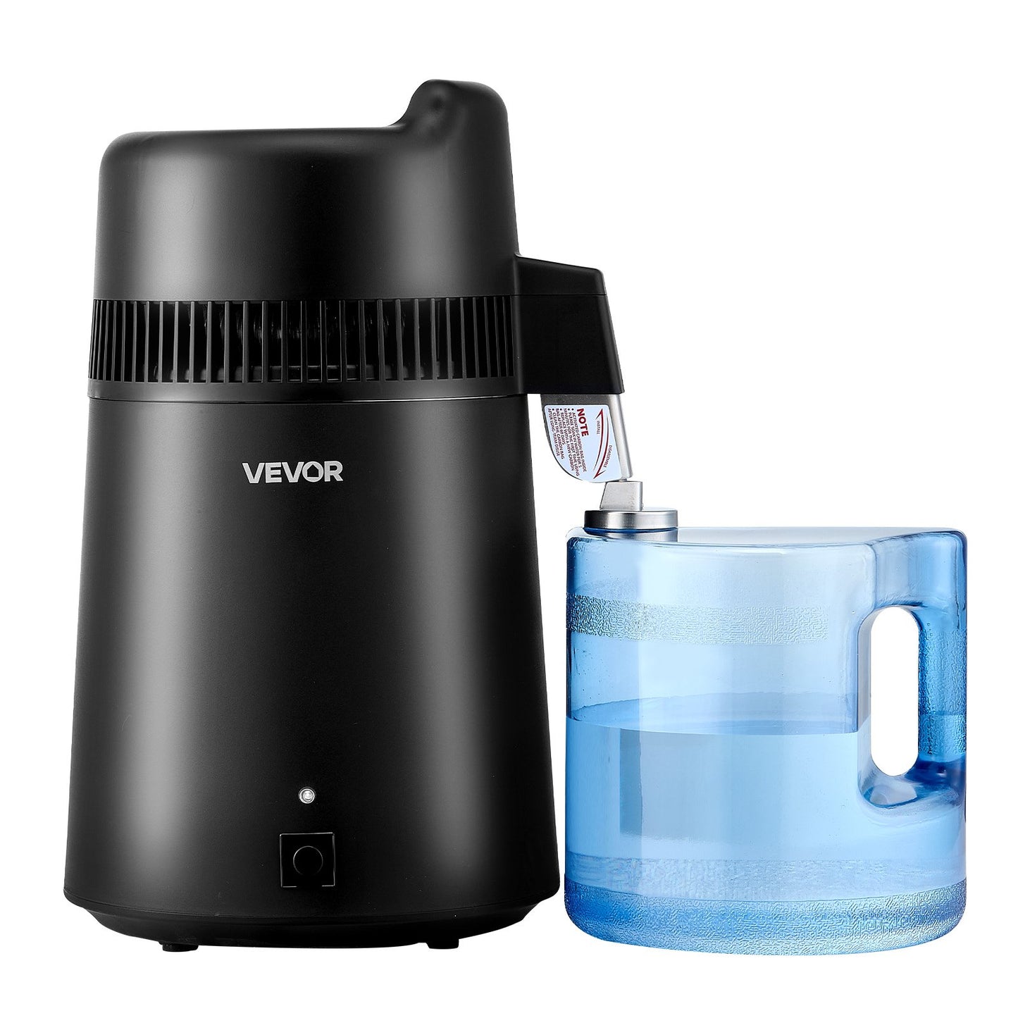 Large 6L Water Distiller - 900W Countertop Water Purifier for Home Use