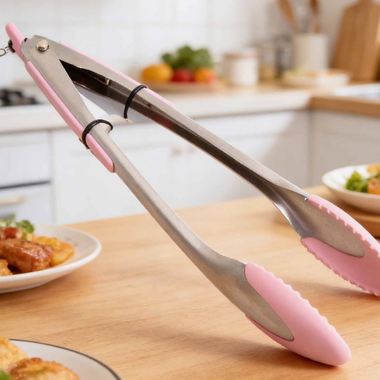 Kitchen Tongs - Versatile Cooking Utensil for Grilling & Serving