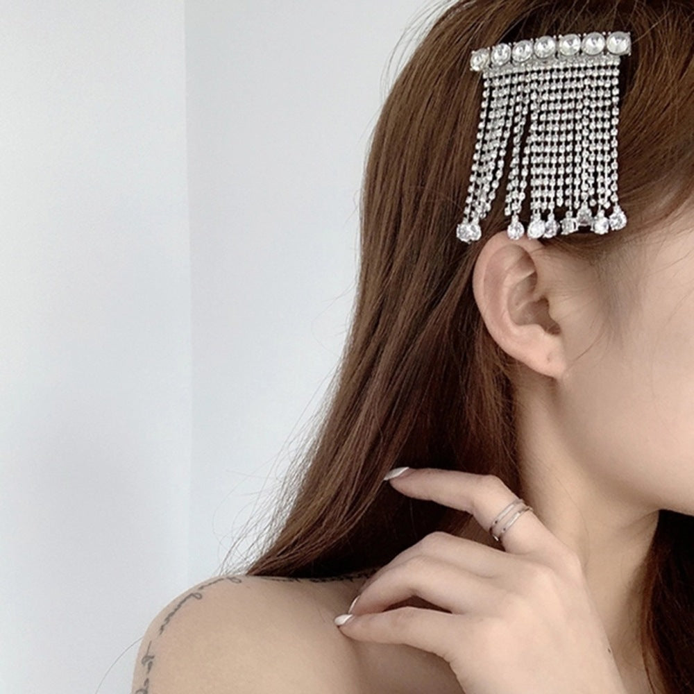 One Word Hair Clip - White K